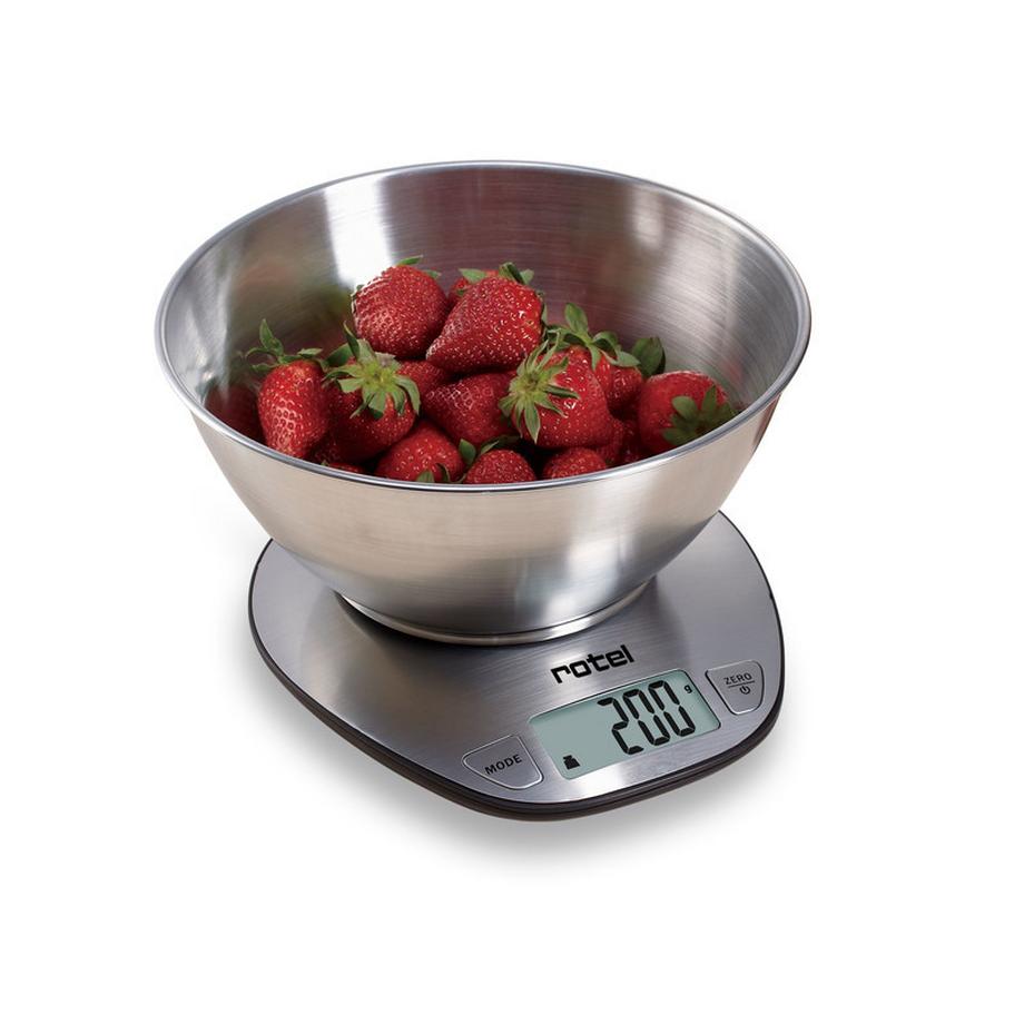 rotel rotel Küchenwaage aus EdelstahlKITCHENSCALESTEEL490CH1  