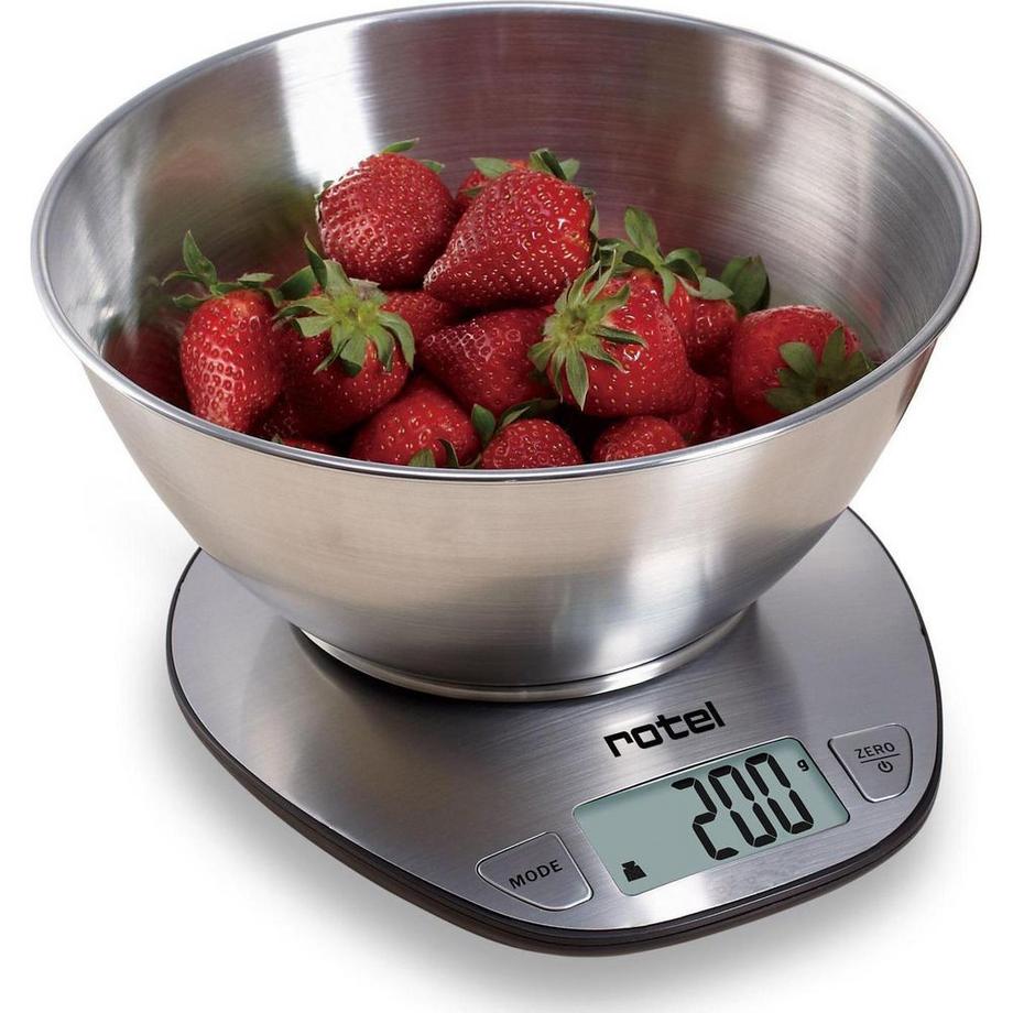 rotel rotel Küchenwaage aus EdelstahlKITCHENSCALESTEEL490CH1  