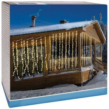 Lichterkette 240 LED: Perfekt für Weihnachten, drinnen und draußen