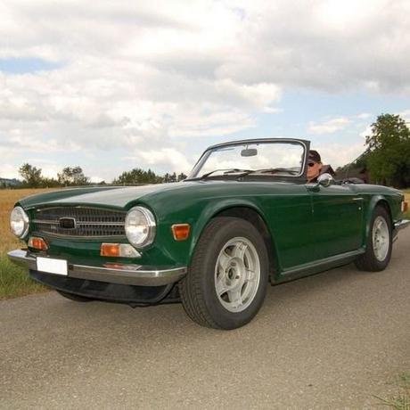 Geschenkidee  Triumph TR6 für ein Wochenende 