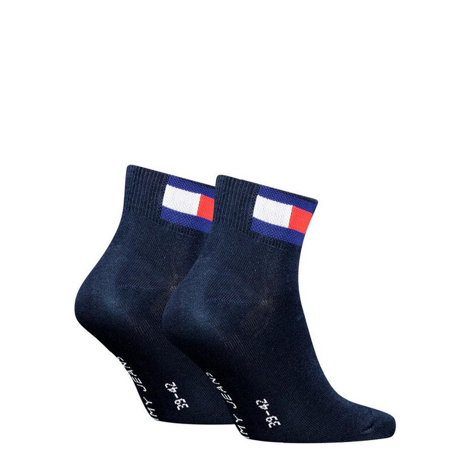 TOMMY HILFIGER Chaussettes Quarter Lot de 2  