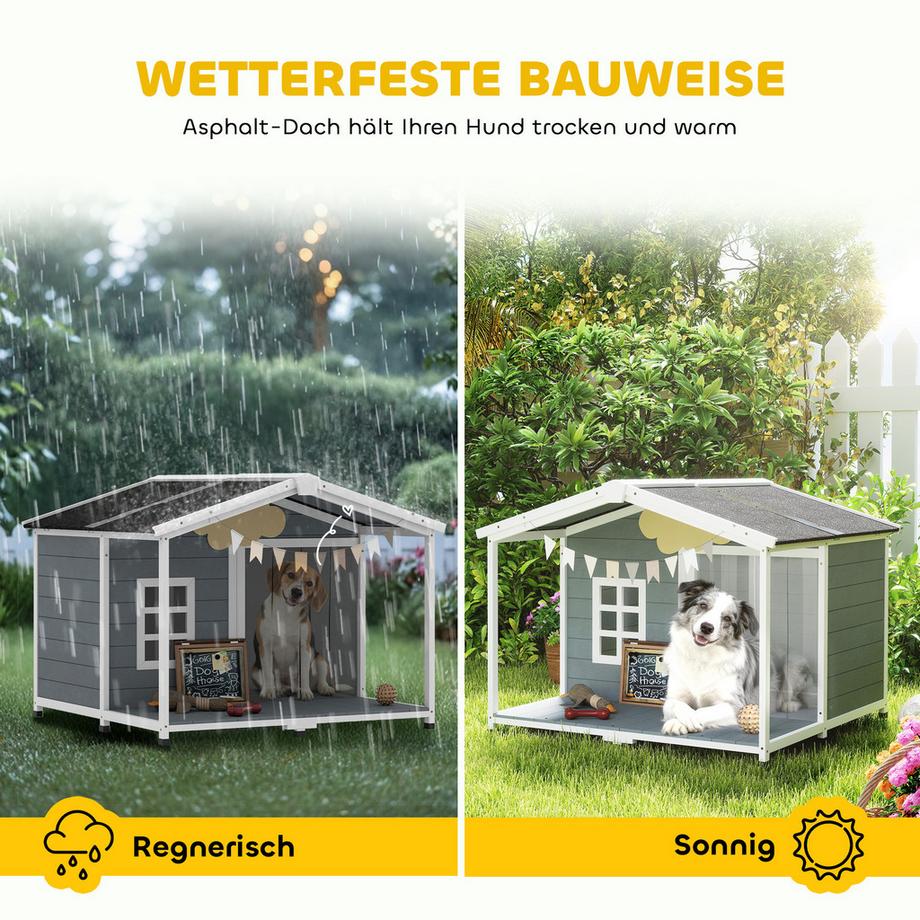 PawHut  Hundehütte 