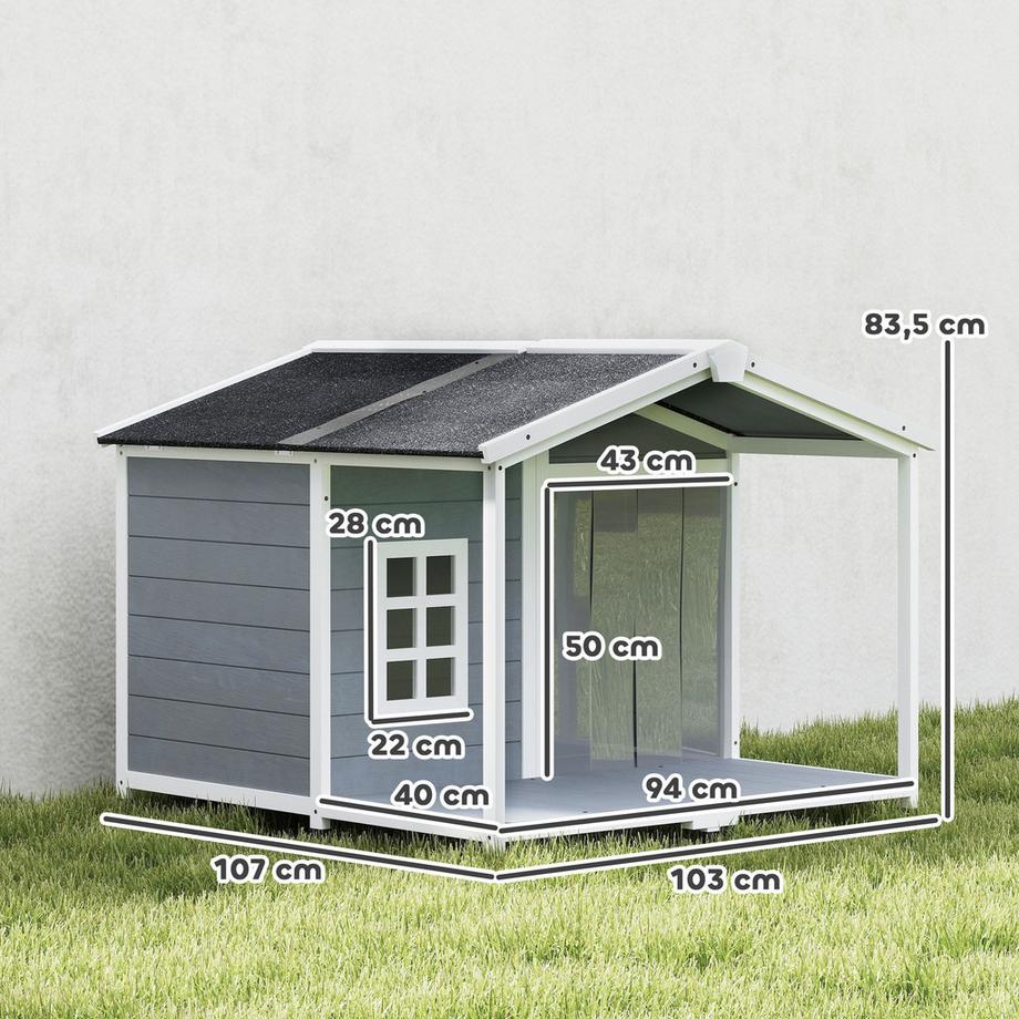 PawHut  Hundehütte 