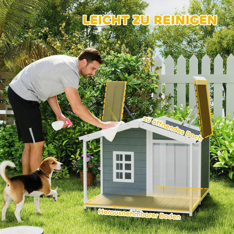 PawHut  Hundehütte 