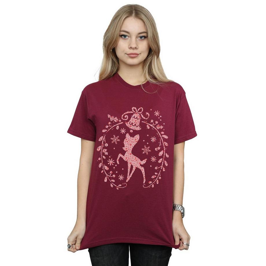 Disney Bambi Weihnachtskranz T-Shirt  