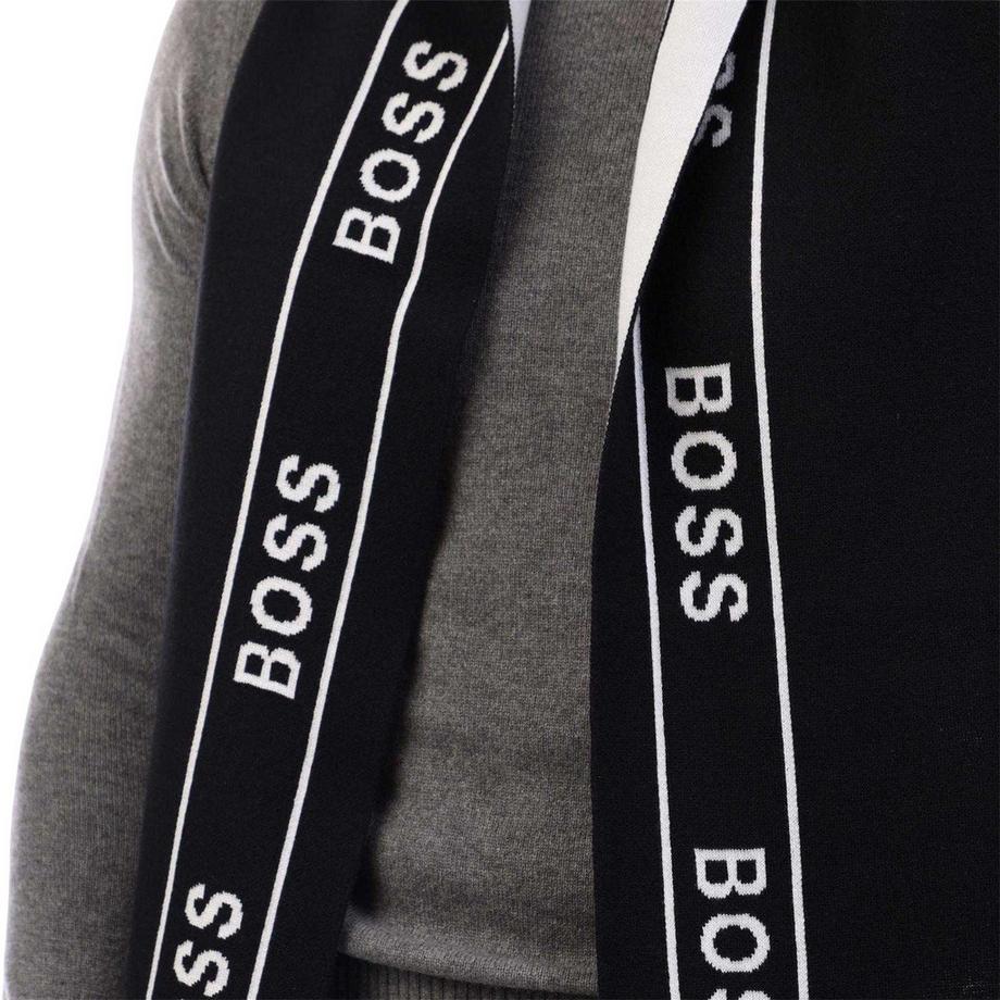BOSS  Set Cappello E Sciarpa Logo Ripetuto 
