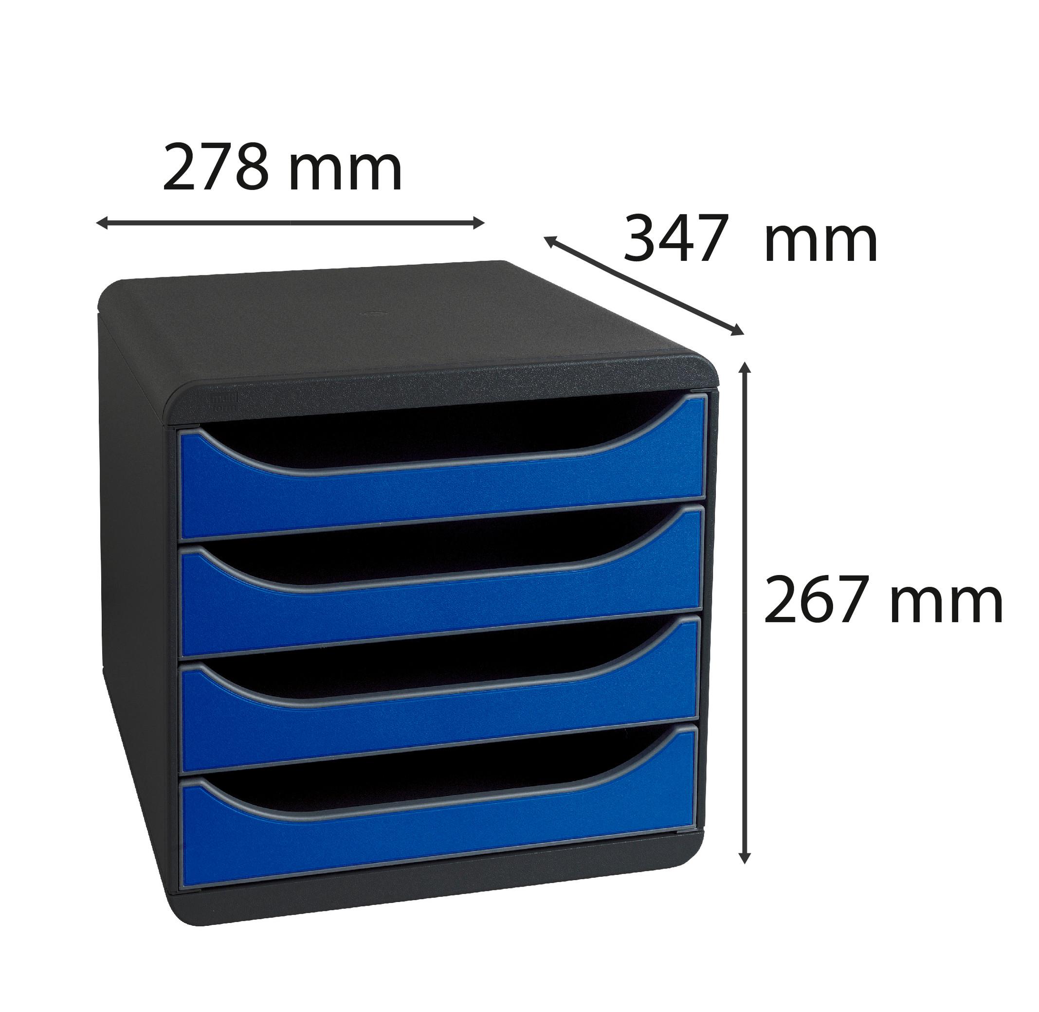 Exacompta Cassettiera Big Box 4 cassetti Iderama  