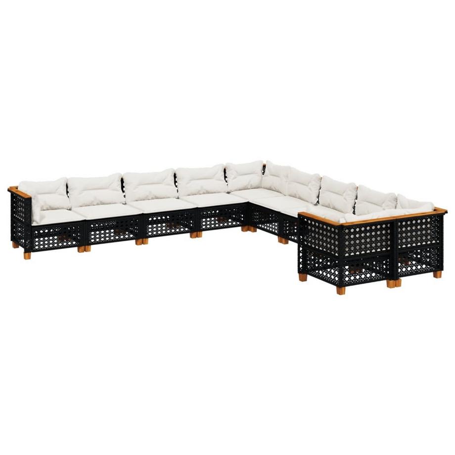 set divano da giardino Polirattan
