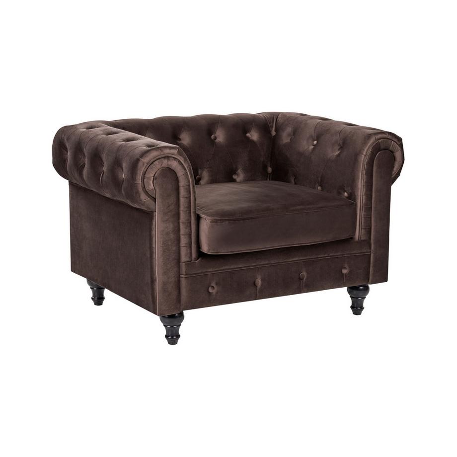 Sessel aus Samtstoff Klassisch CHESTERFIELD