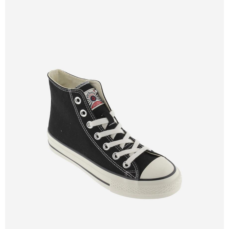 Victoria hohe sneakers aus glänzendem leinen für damen tribu  