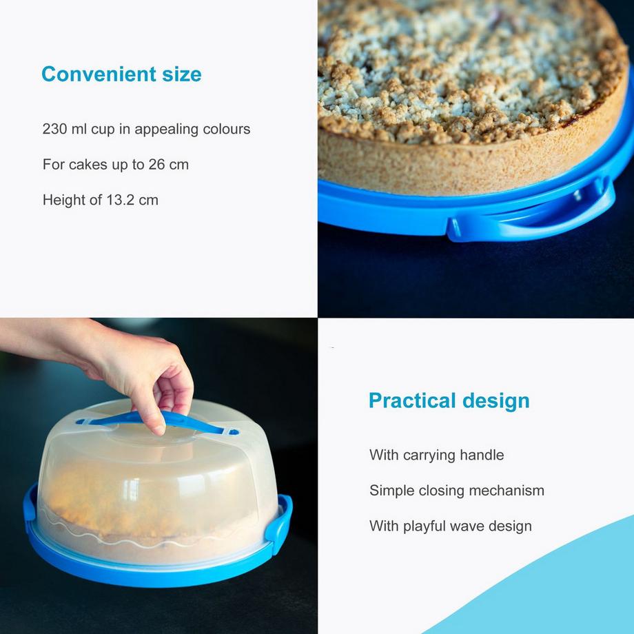 Intirilife Contenitore Per Il Trasporto Di Torte E Crostate  