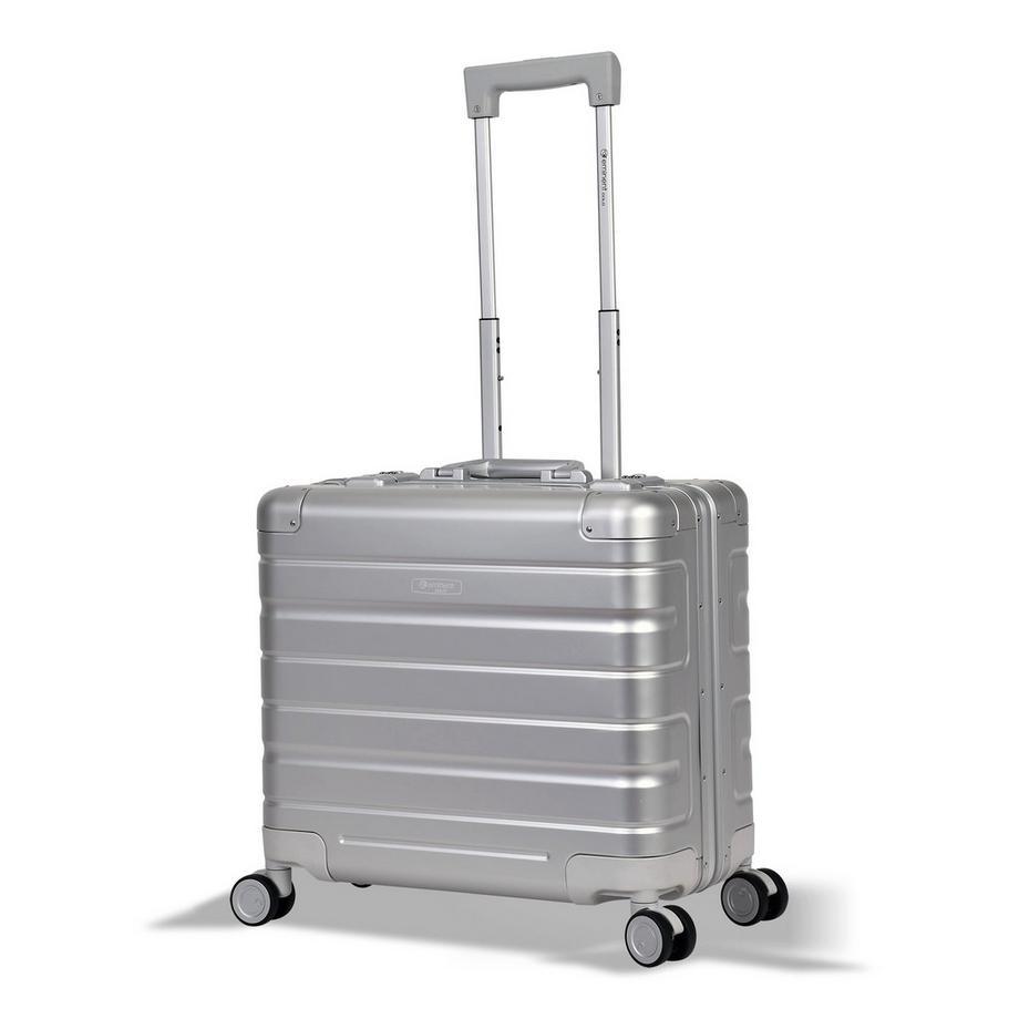 Eminent Gold  Athens Pilotenkoffer Aluminium 4 Rollen 