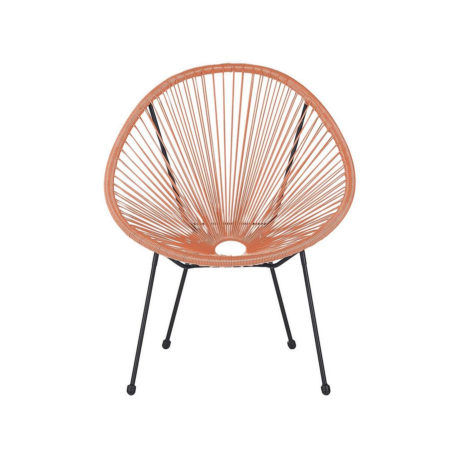 Beliani Ensemble pour bistro en Polyrotin Boho ACAPULCO II  