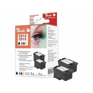 Peach  Kit d'encre Canon PG-512 / CL-513 BK, C, M, Y 