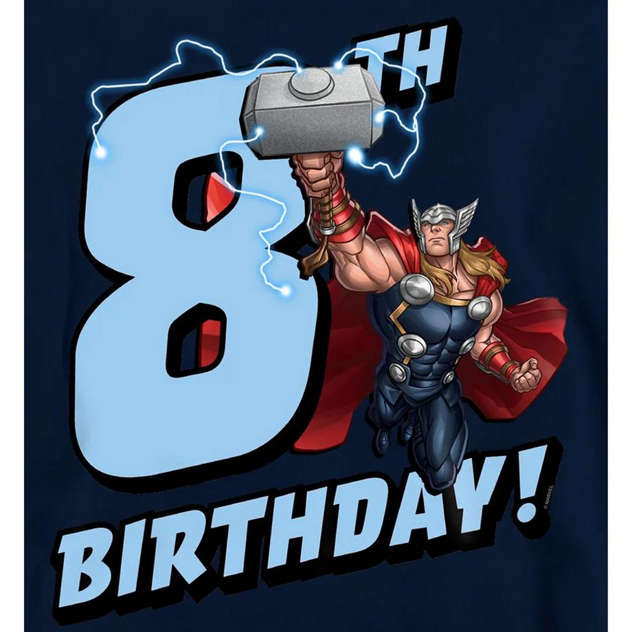 MARVEL  Felpa Con Cappuccio 8° Compleanno Thor 