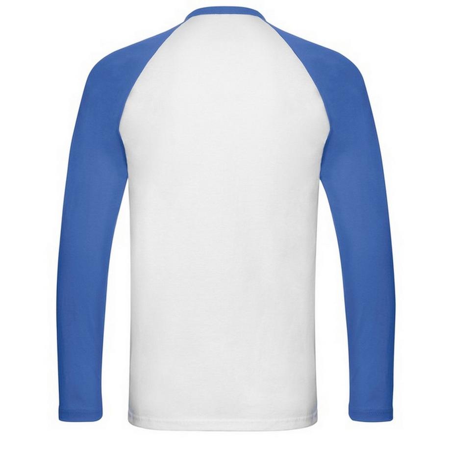 Fruit of the Loom Maglietta Baseball Valueweight Manica Lunga  