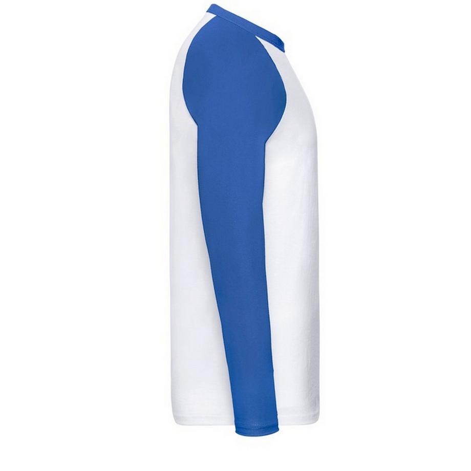 Fruit of the Loom Maglietta Baseball Valueweight Manica Lunga  