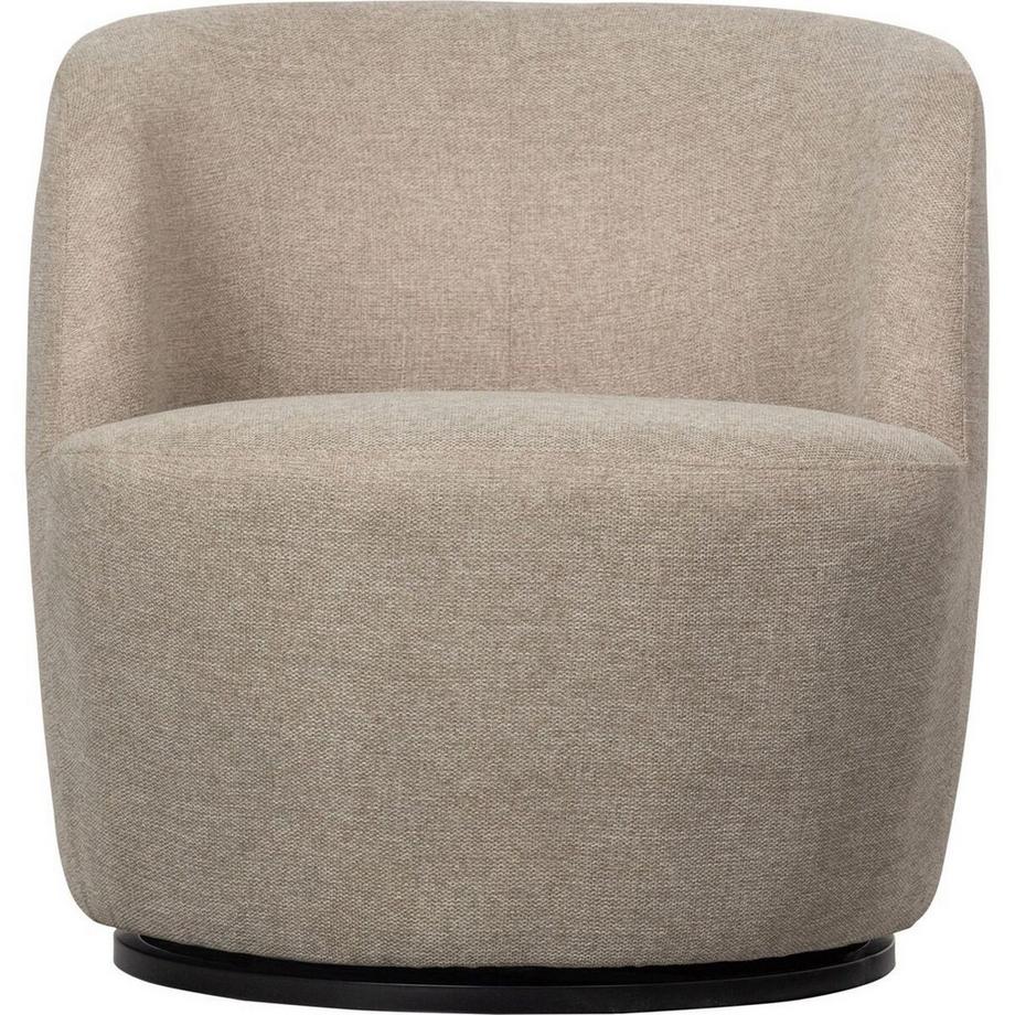 mutoni Fauteuil pivotant Serra sable  