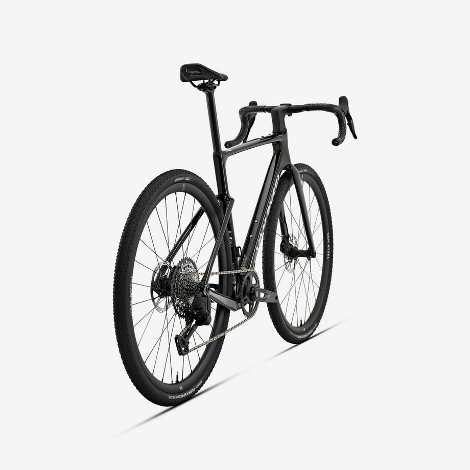 VAN RYSEL  Vélo gravel carbone SRAM Rival AXS E1 1X13v VR30 AL, RCR-G noir 