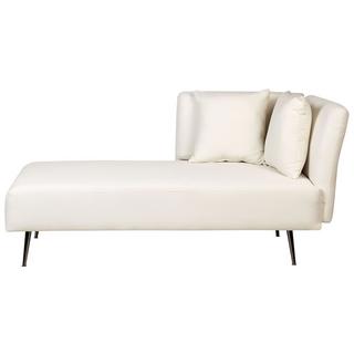 Beliani Rechtsseitige Chaiselounge aus Polyester Modern RIOM  