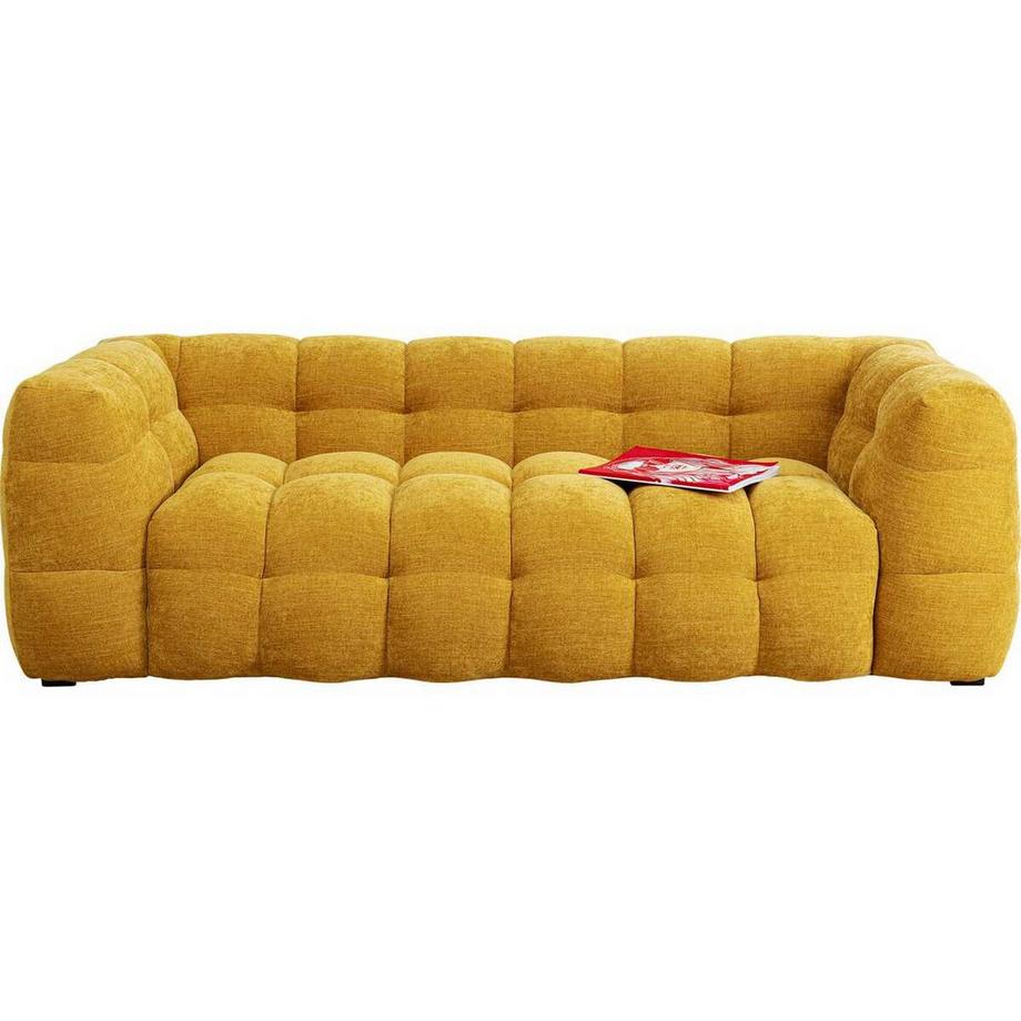 KARE Design Sofa Salamanca 3-Sitzer gelb  