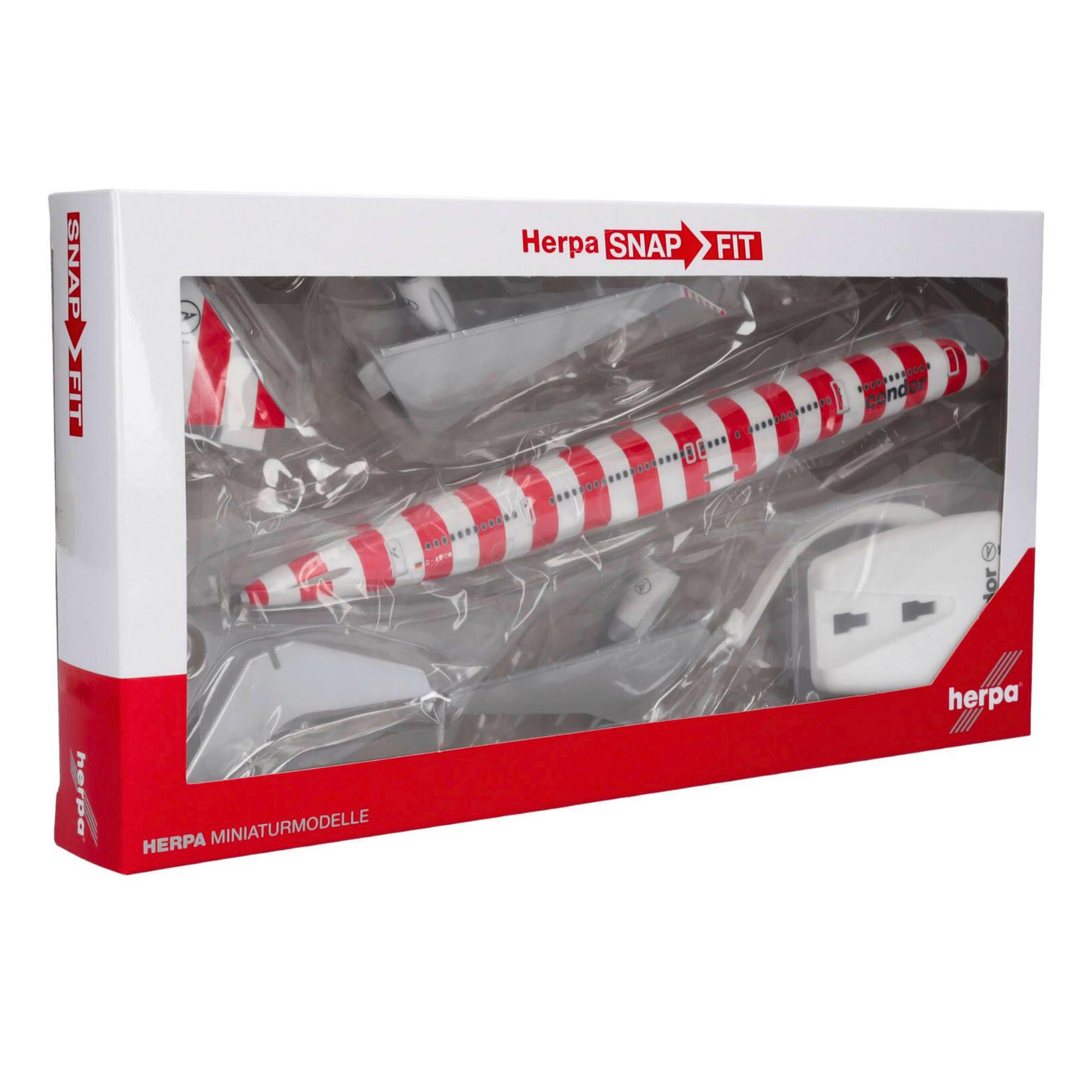 Herpa  Herpa Snap-Fit Flugzeugmodell Condor Boeing B757-300 (1:200) 