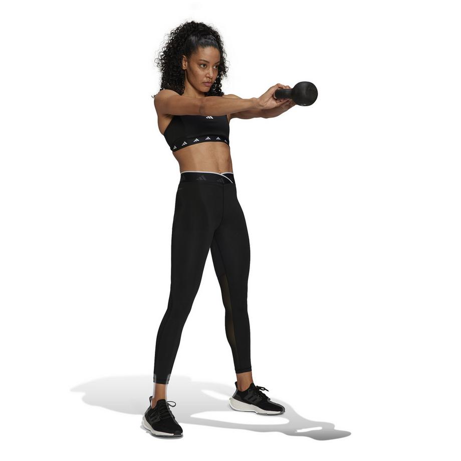 adidas  Leggings elasticizzati a V da donna adidas Techfit 