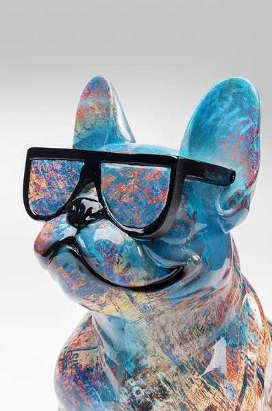 KARE Design Figurine décorative Chien de lunettes de soleil  