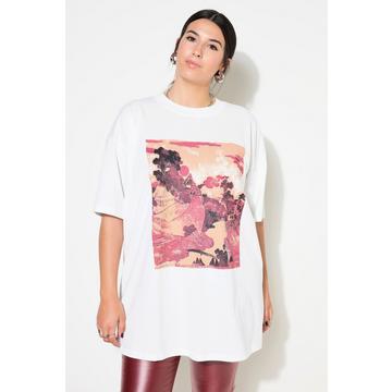 T-shirt dal taglio oversize con design ispirato all'Asia