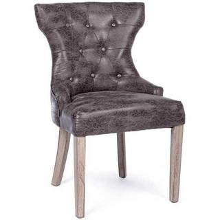 mutoni Chaise rembourrée Azelia marron foncé  