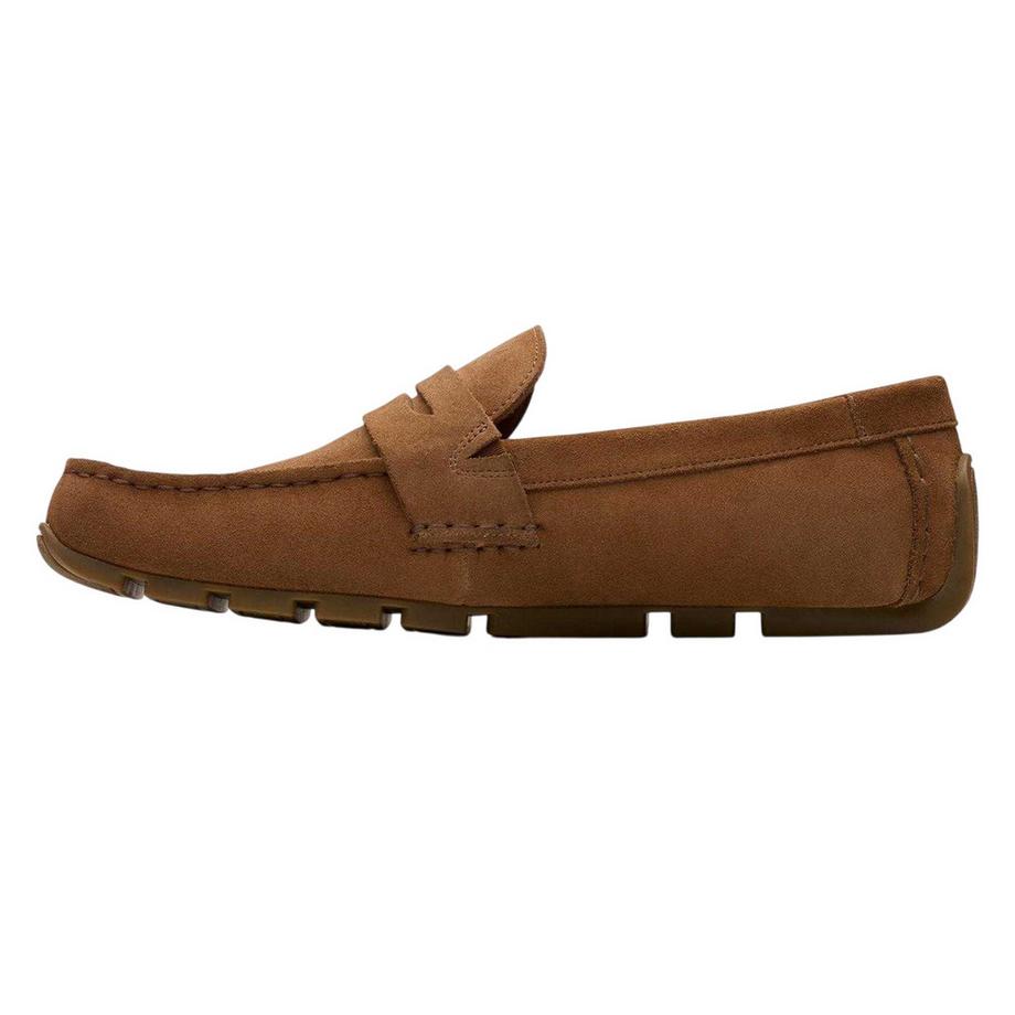 Clarks Corsley Bar Pennyschlupfschuhe Wildleder  