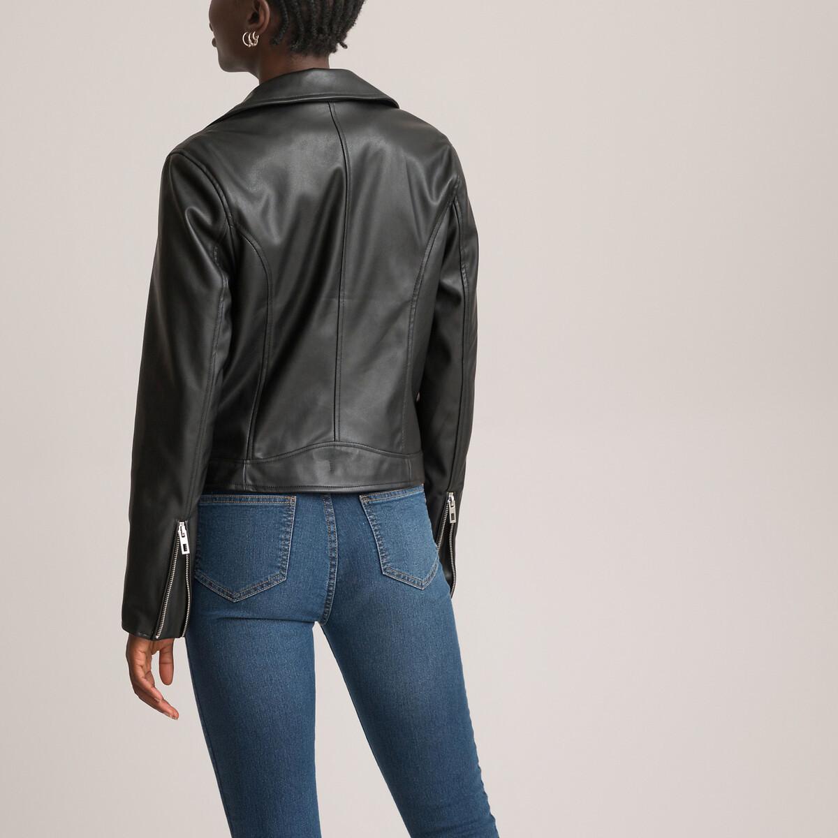 La Redoute Collections  Blouson court style motard en simili 