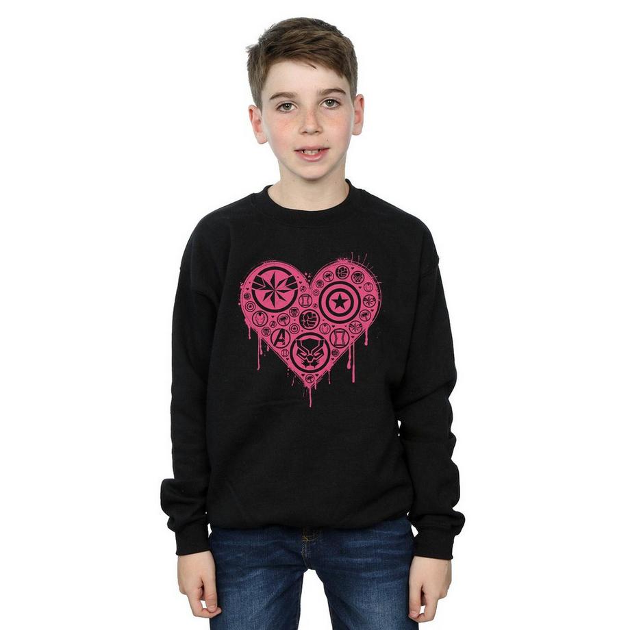 MARVEL  I Heart Avengers Sweatshirt 