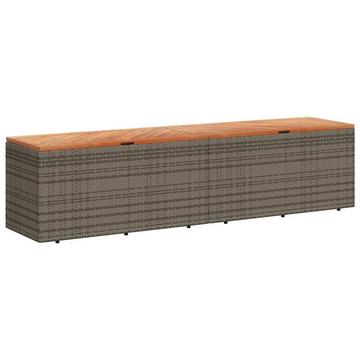 Garten-auflagenbox poly-rattan