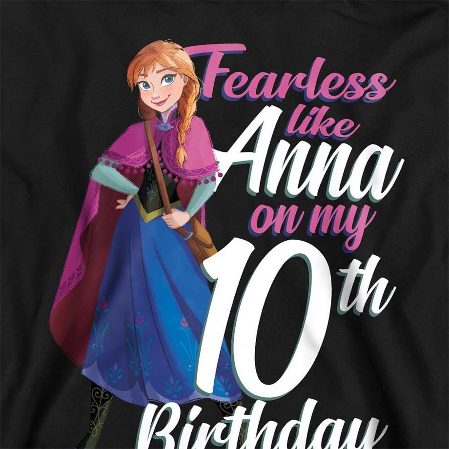 FROZEN  Sweat À Capuche 10ème Anniversaire Fearless Like Anna 