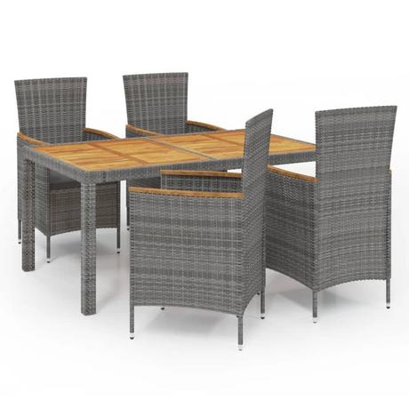 VidaXL Garten essgruppe poly-rattan  