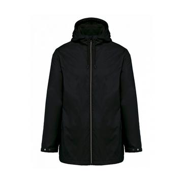 wasserdichte kapuzenjacke mit mikrofleece-futter