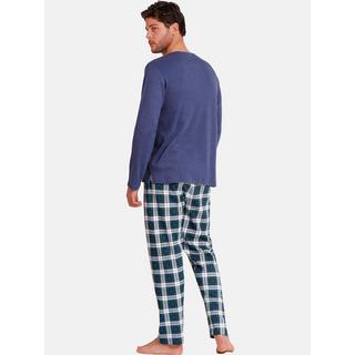 Admas  Pyjama tenue pantalon polo manches longues Born To Ride 