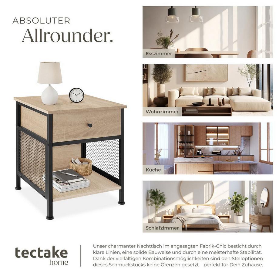 Tectake Nachttisch Killarney  