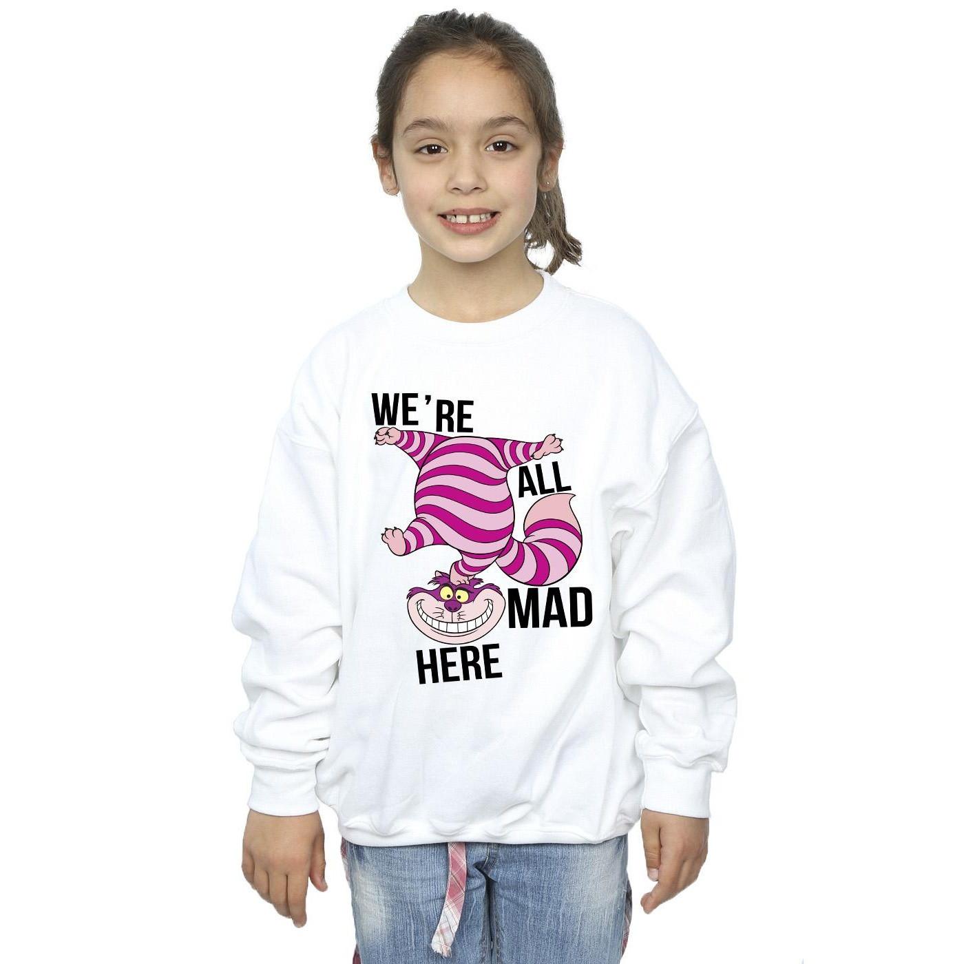 Disney  Alice In Wonderland All Mad Here Sweatshirt 