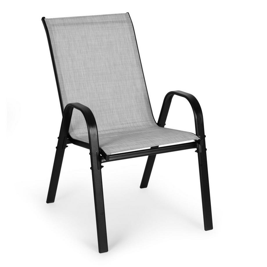 Northix 2er-Set Gartenstühle für Terrasse oder Balkon Hellgrau MultiGarden  