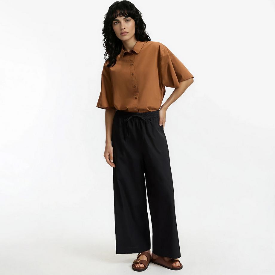 La Redoute Collections Pantaloni ampi con elastico in vita e coulisse  