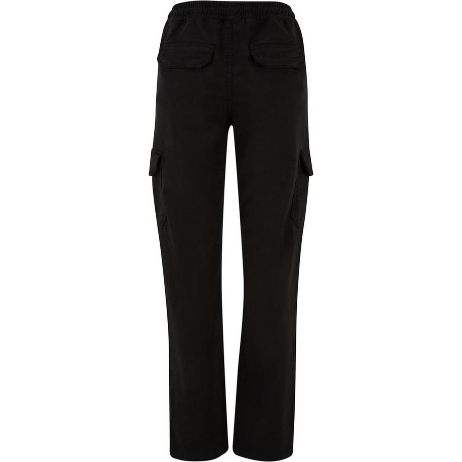 URBAN CLASSICS Pantalon Cargo Taille Haute Twill  
