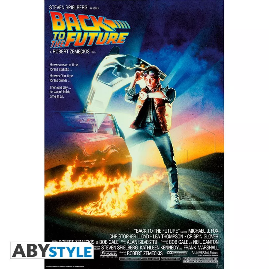 Abystyle - Poster - Rolled and shrink-wrapped - Back to the Future - Movie poster, One Size