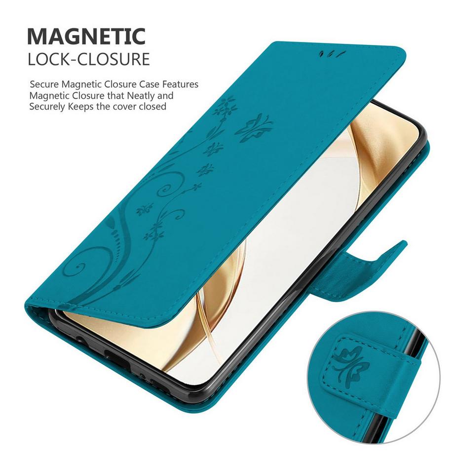 Cadorabo  Coque pour Honor 200 fleurs etui 