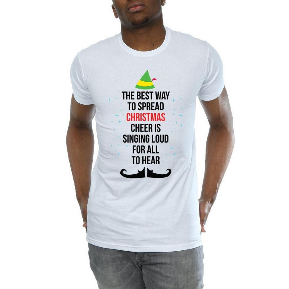 Elf T-shirt Christmas Cheer  