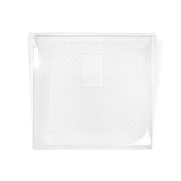 Protezione antigoccia per frigorifero/congelatore | 61 cm | 59 cm | 59 cm | 5 cm | Trasparente | Plastica