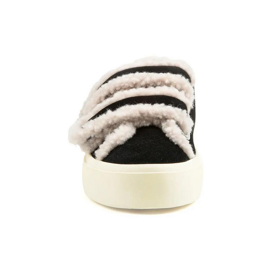 INUIKII Shearling Low Velcro Sneakers  