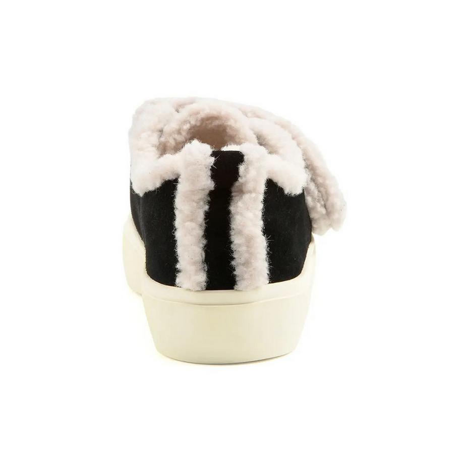 INUIKII Shearling Low Velcro Sneakers  