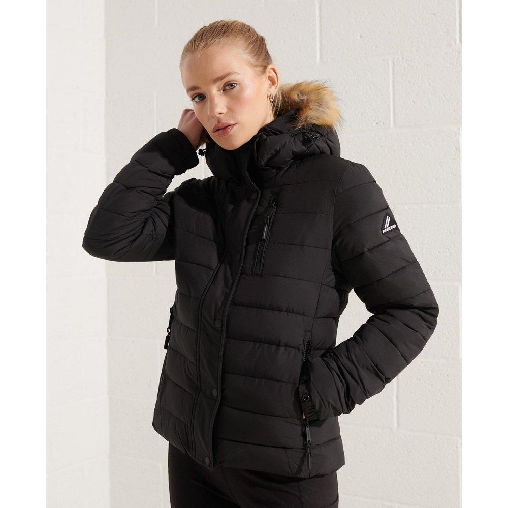 Superdry Giacca classica da donna in pelliccia sintetica Superdry Fuji